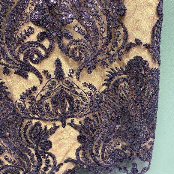 Free People Night Shimmers Mini Dress-Purple-Size 2 - Picture 11 of 11